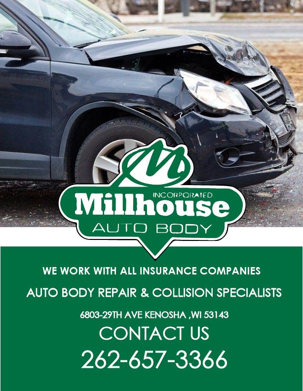 millhouse auto body, auto body repairs in kenosha, collision repair in kenosha